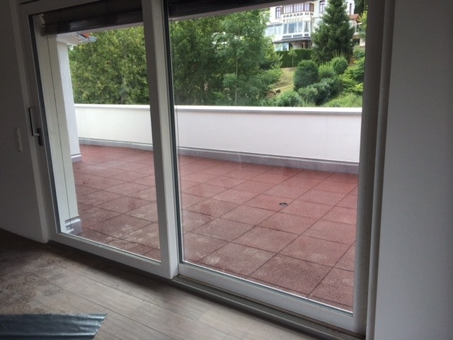 Schiebetür zur Dachterrasse