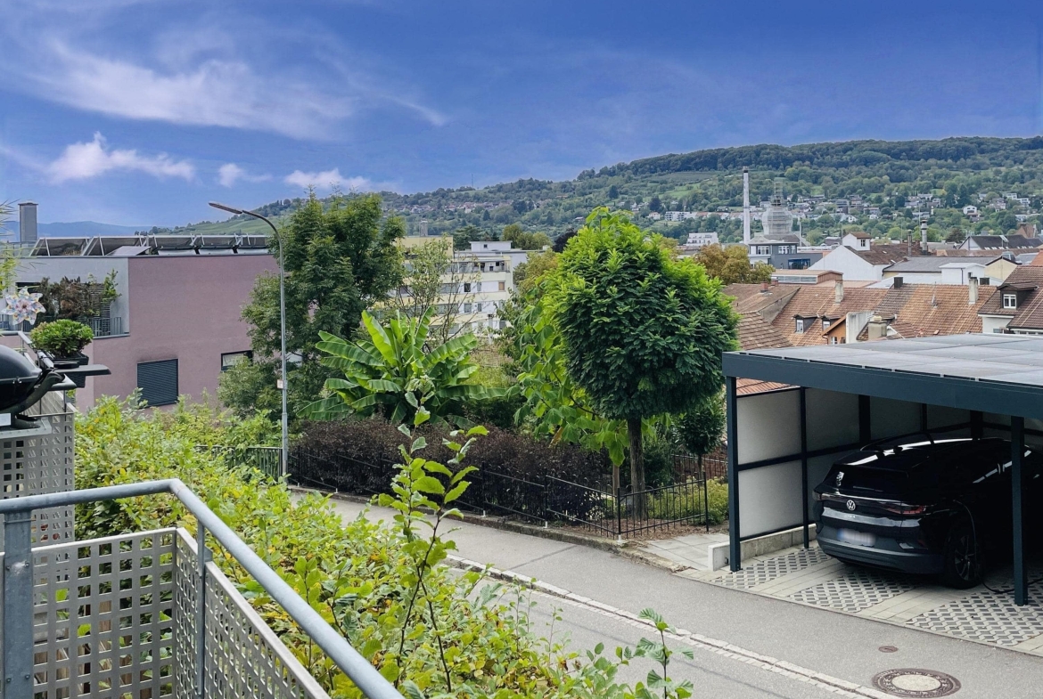 Aussicht vom Balkon