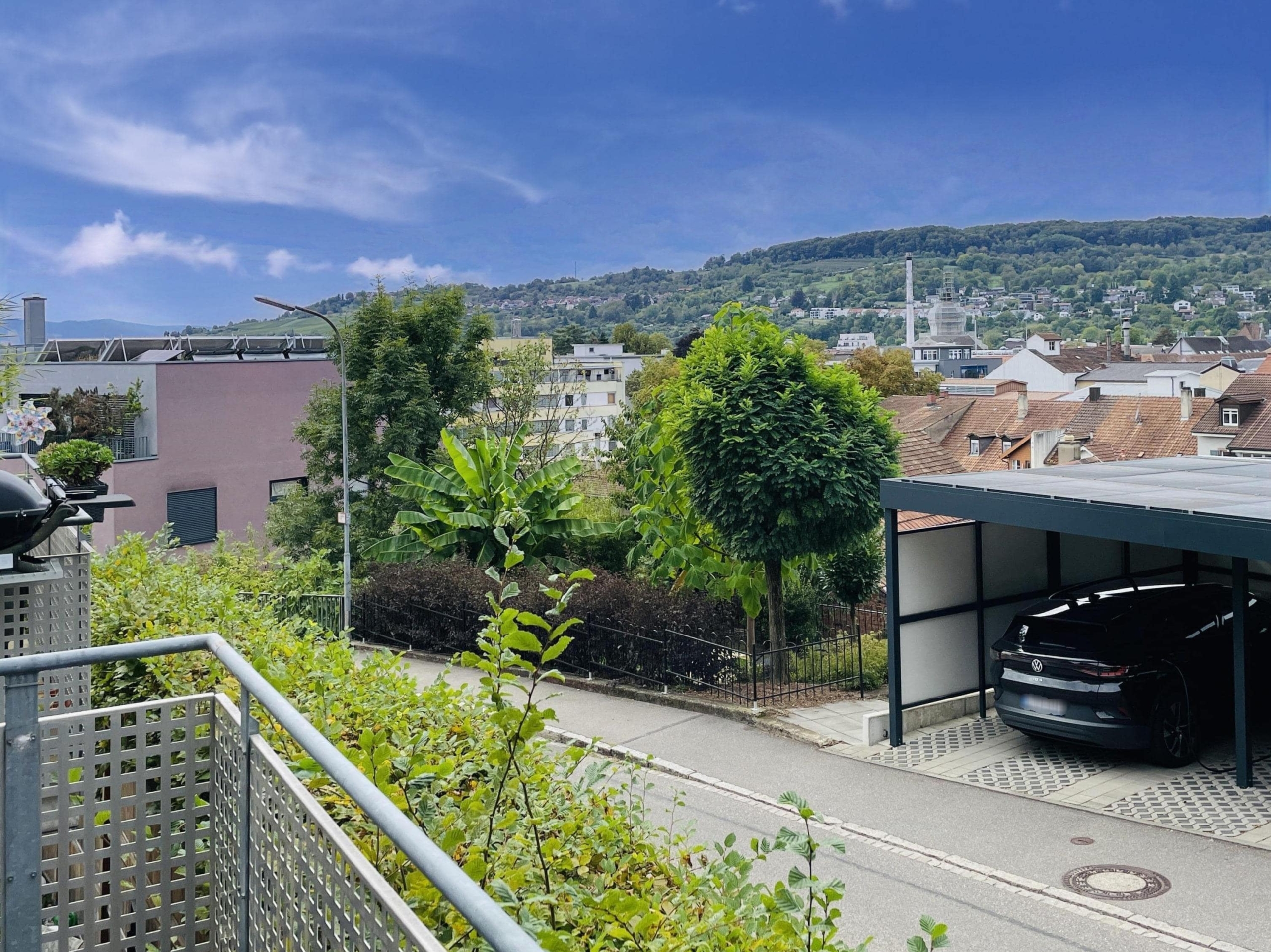 Aussicht vom Balkon